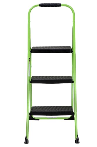 Gray Steel Step Stool A48080