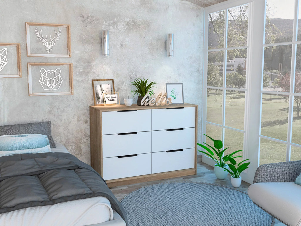 White Natural Pine Dresser M10928
