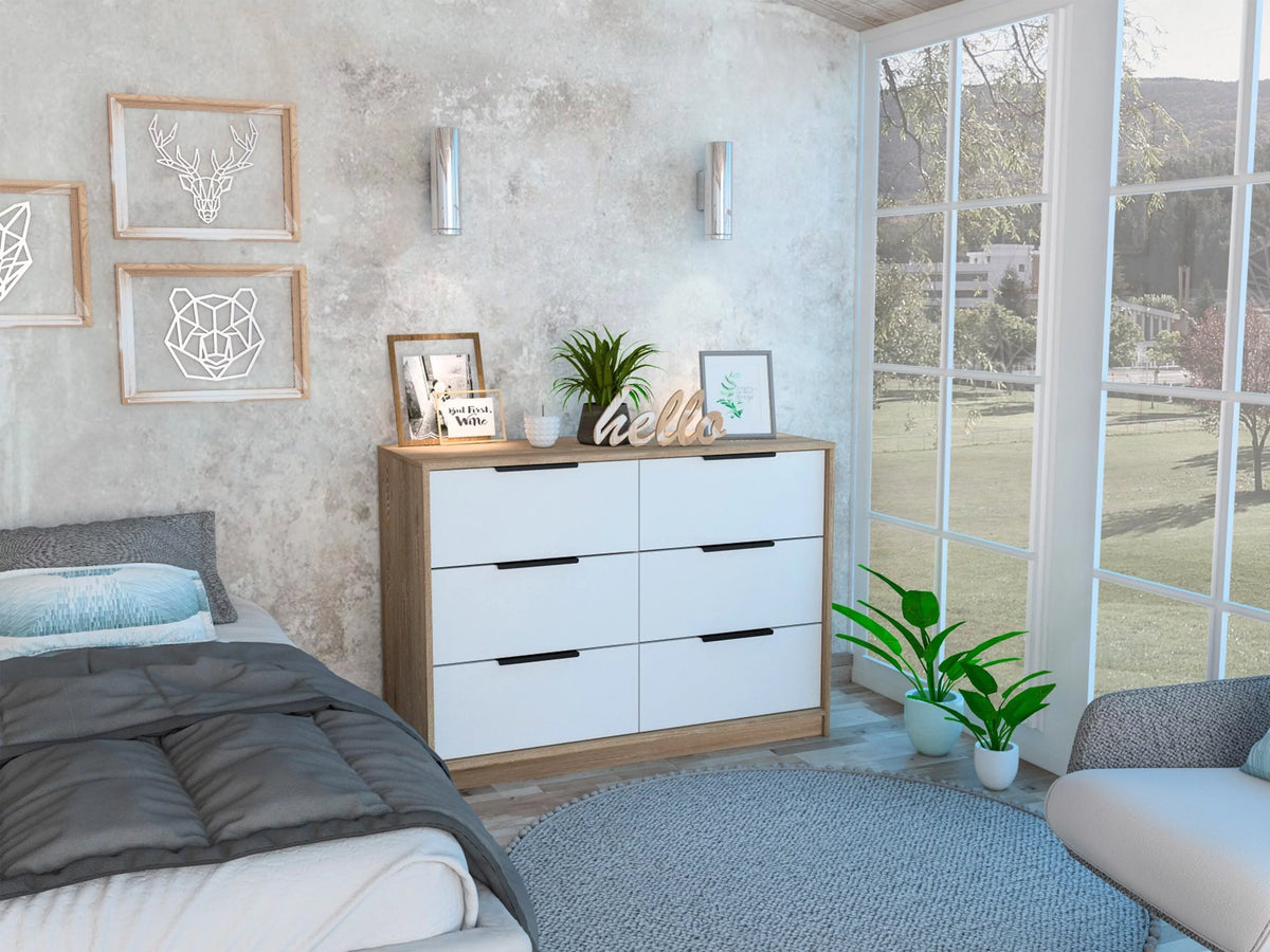 White Natural Pine Dresser M10928
