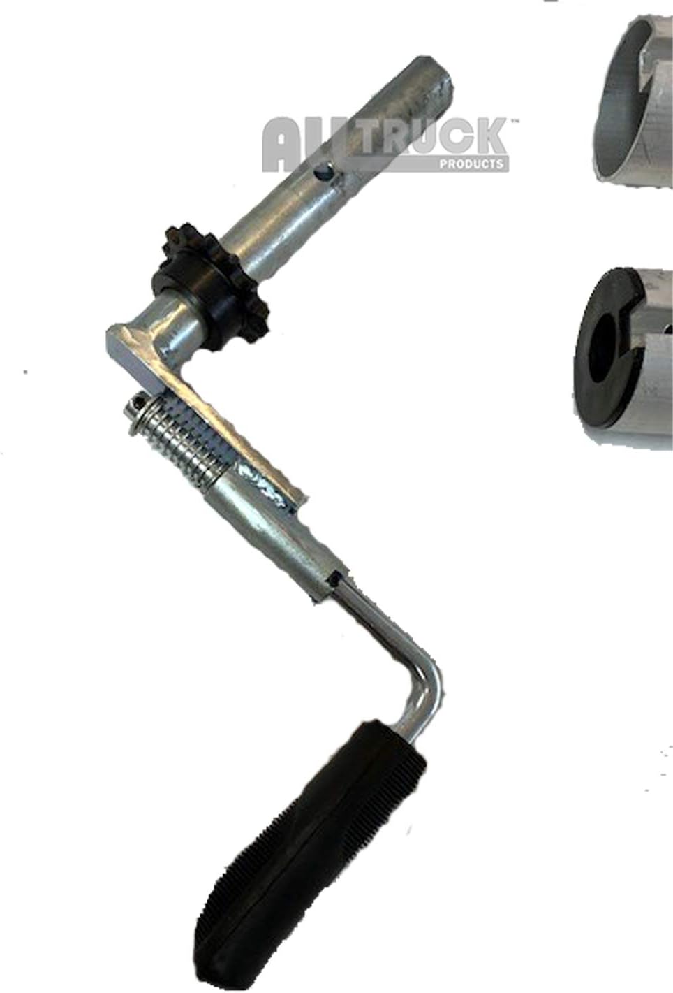 Manual Hand Crank Tarp Roller Kit with PVC Mesh Tarp 8' x 18' M3852