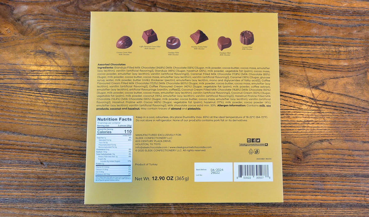 Assorted Chocolate Gift Box, 365g U393786