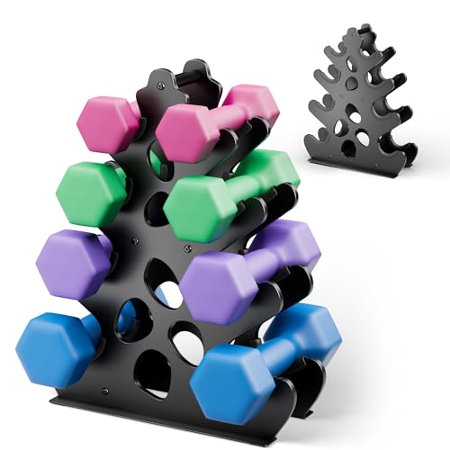 Compact A-Frame Weight Rack with Rubber Covers B1464