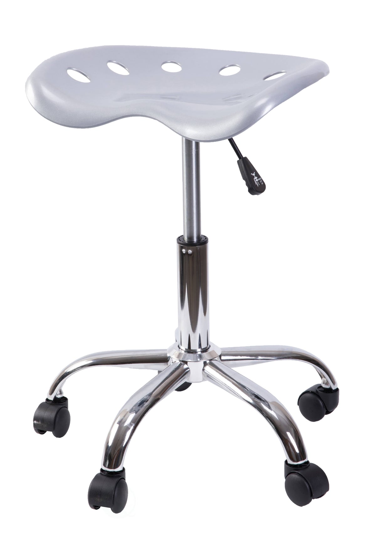 Gray Tractor Seat Swivel Chair with Adjustable Height and Casters C975