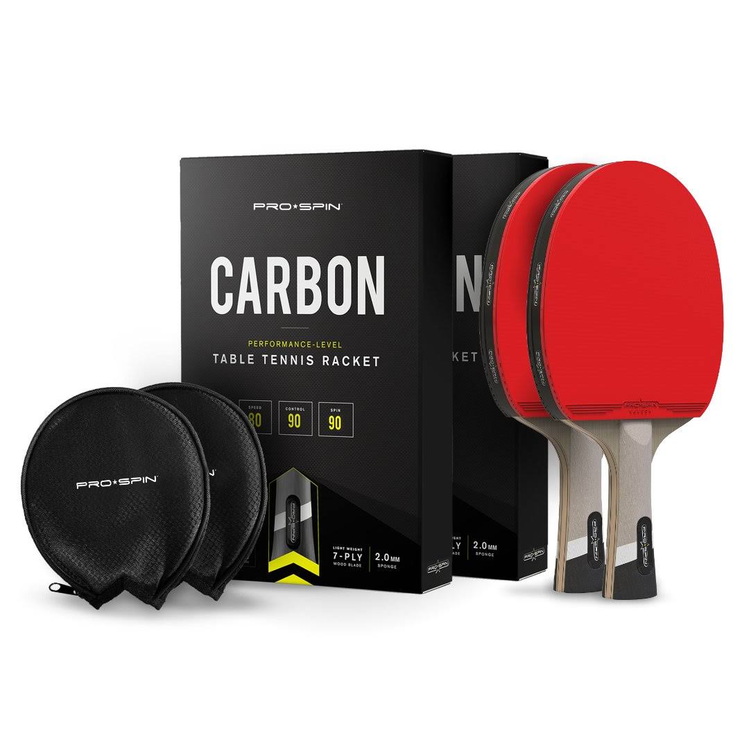 Carbon Table Tennis Racket 2 Pack B12571
