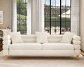 Oversize Bouclé 3 Seater Sofa X92441