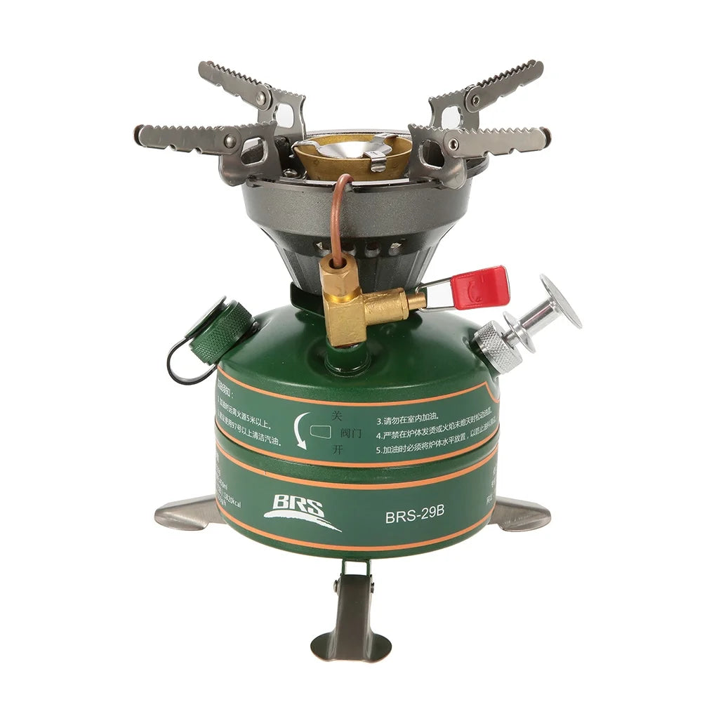 Portable Gasoline-burning Camping Furnace Cooker D63396