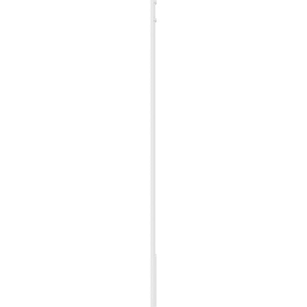Flat Panel PVC Pilaster with Decorative Capital and Base (Pair) C5212