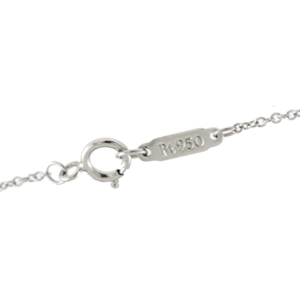 Tiffany Open Circle Diamond Necklace Pt950 Platinum D286845