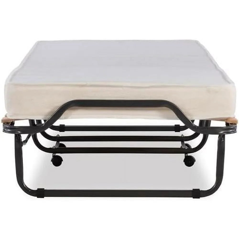 Metal Folding Bed With Memory Foam Mattress M40104