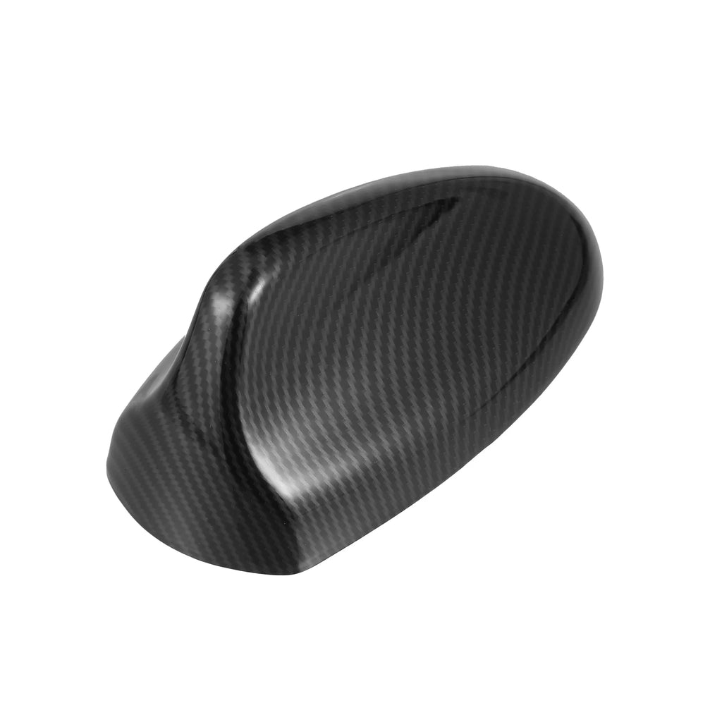 Black Carbon Fiber Pattern Car Shark Fin Antenna Roof Aerial Cover Trim L712