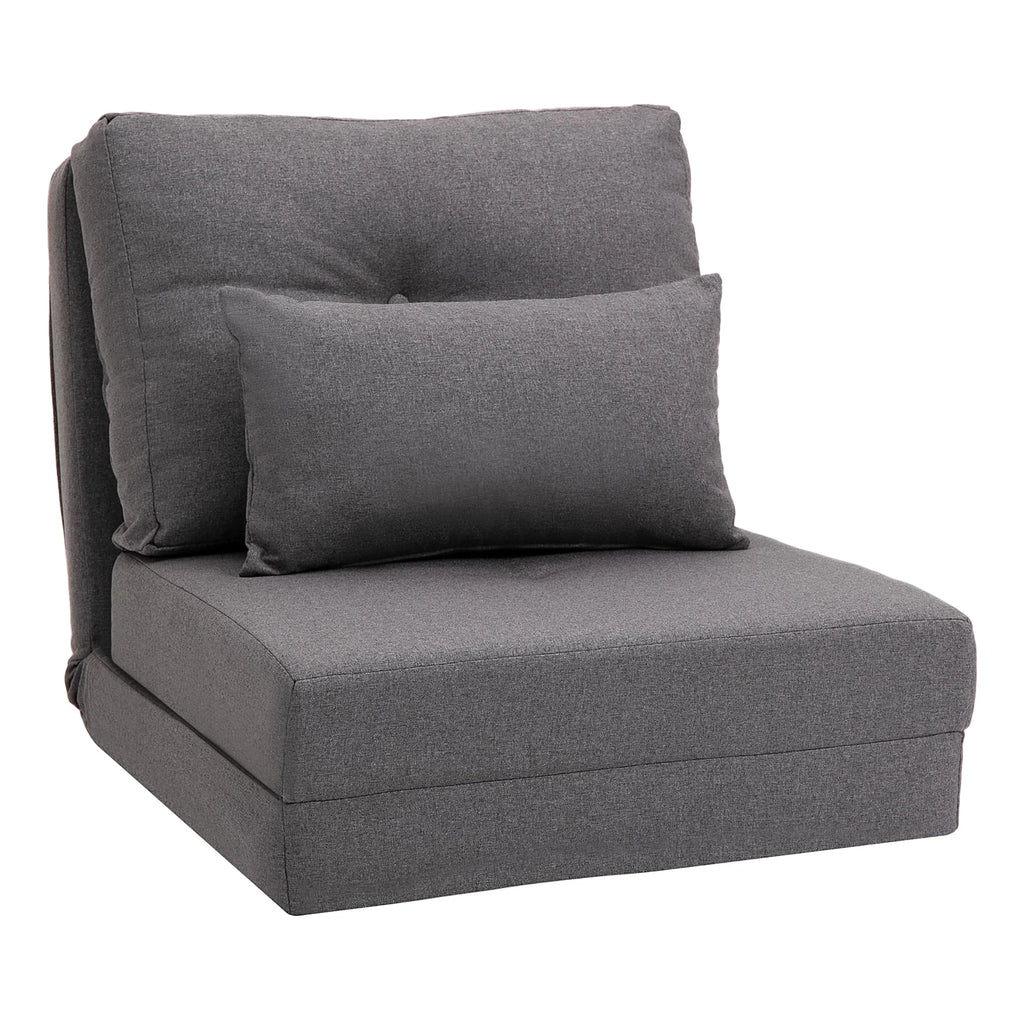 Light Gray 2-in-1 Floor Sofa Bed K30921