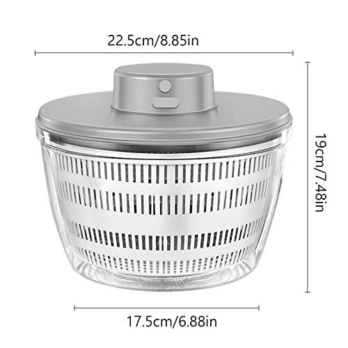 White Electric Salad Spinner Z3988