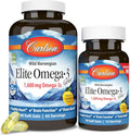 1600 mg Omega-3 Fish Oil Capsules, Lemon, 90+30 Softgels S8340
