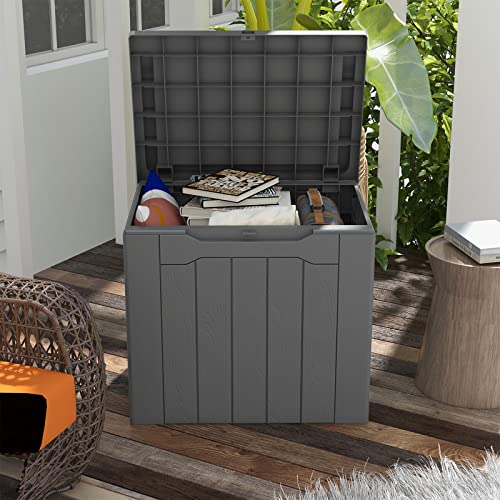 70 Gallon Water-Resistant Plastic Storage Bench X601919