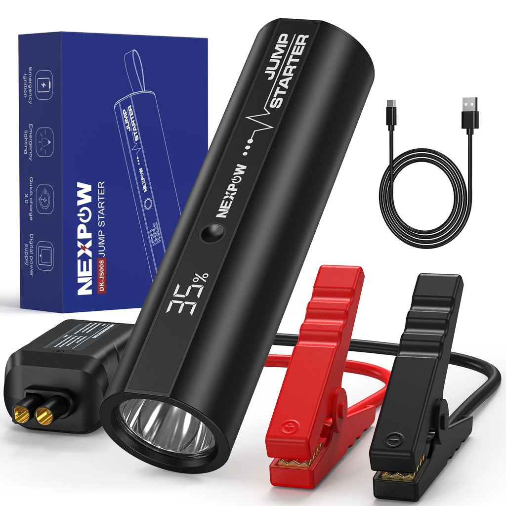 Car Jump Starter with LED Flashlight 2500A Peak 18000mAh W6175