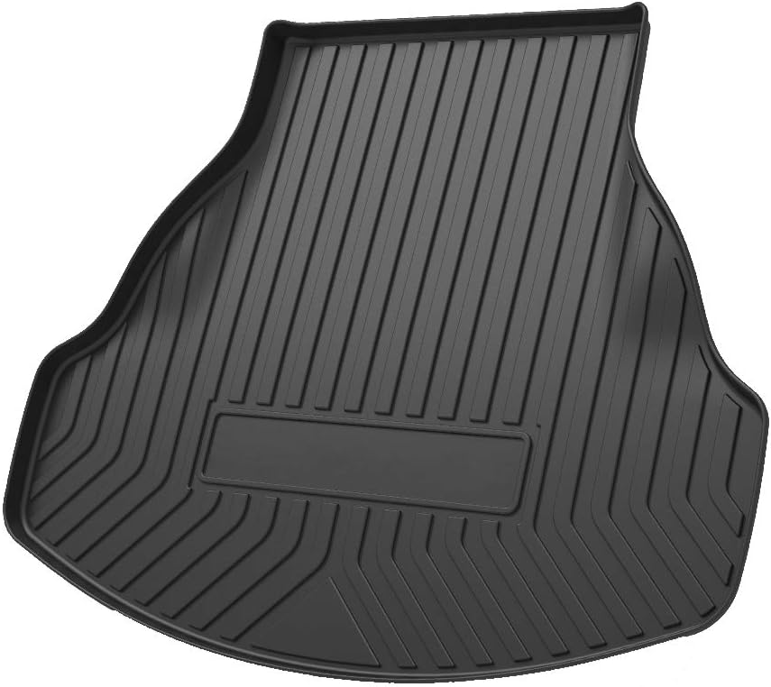 Black Rubber Cargo Liner Trunk Mat Y479