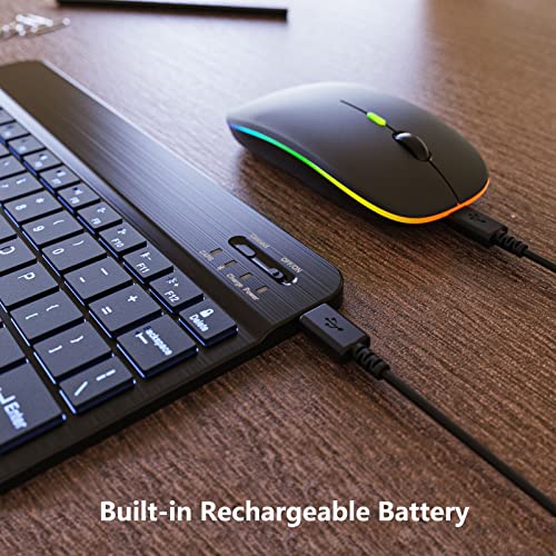 Black Bluetooth Keyboard and Mouse Combo U9263