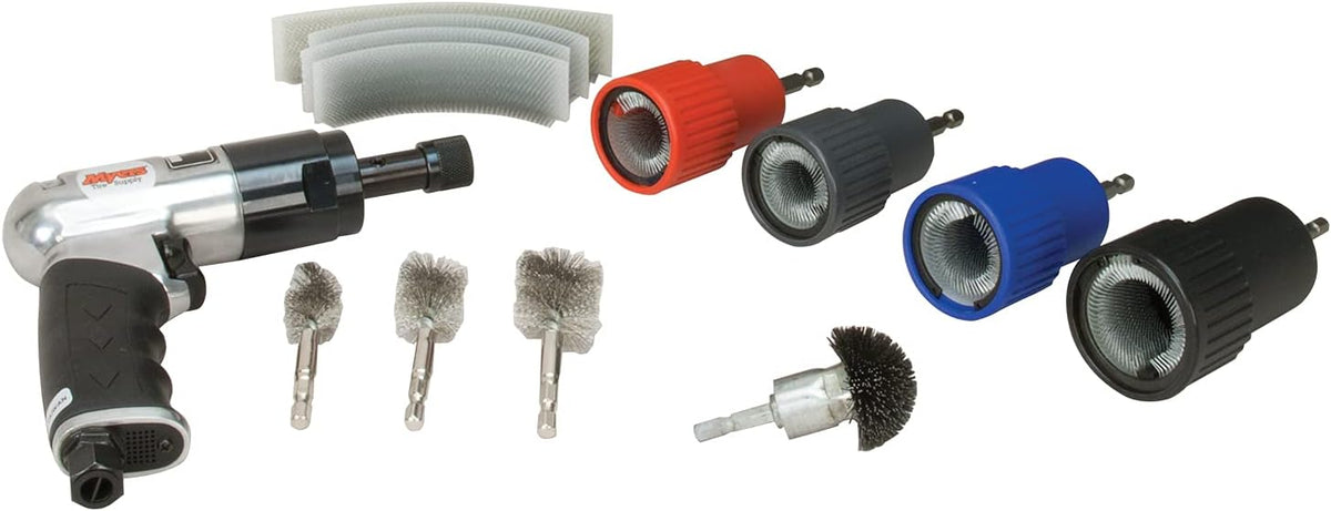 Wheel Nut & Stud Cleaning Kit with Air Tool and Brushes R9912