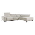 Sand Chenille 2pc Power Sectional with Right Chaise U90089