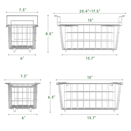 Adjustable Expandable Freezer Organizer Bins O77078