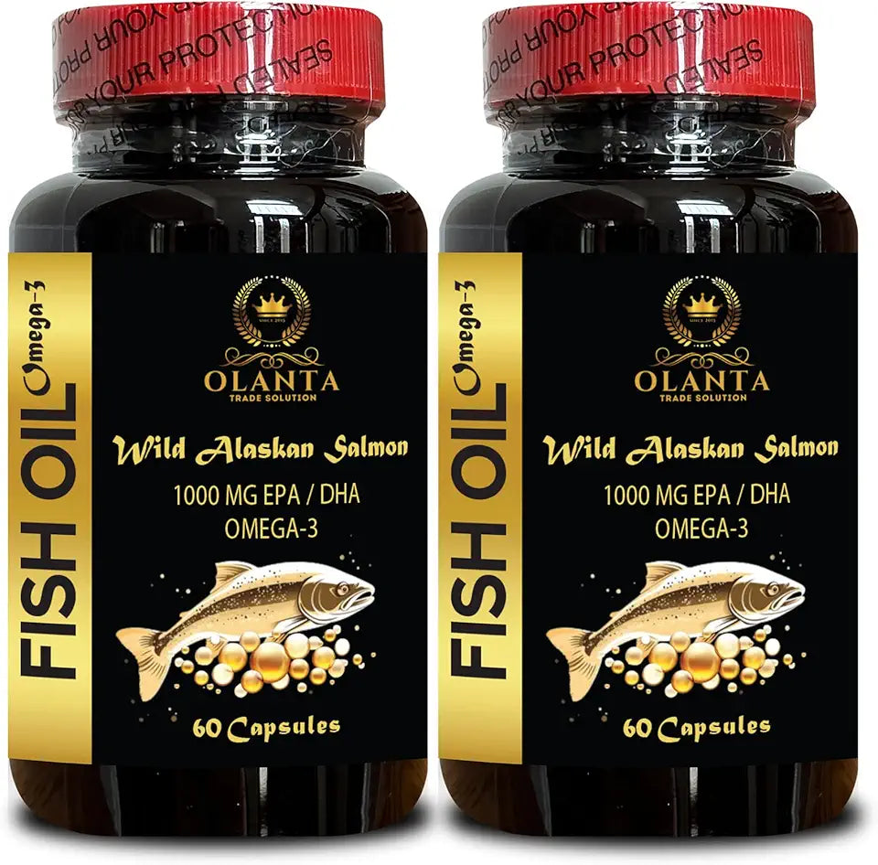 Wild Alaskan Fish Oil Omega 3 Supplements 120 Capsules X664044