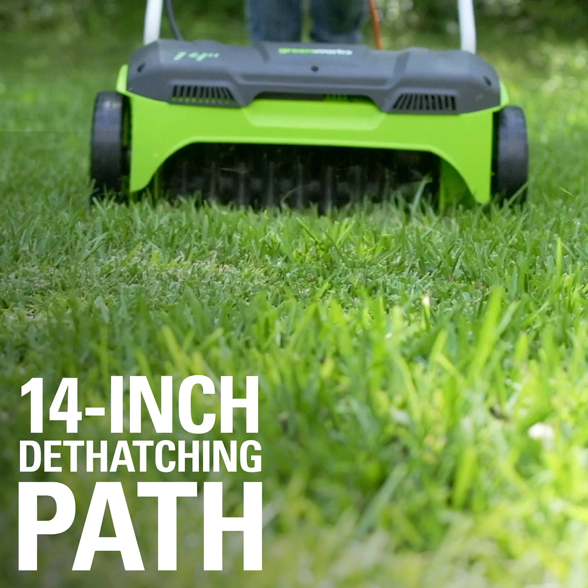 14 in. 10 Amp Corded Electric Dethatcher Q993140