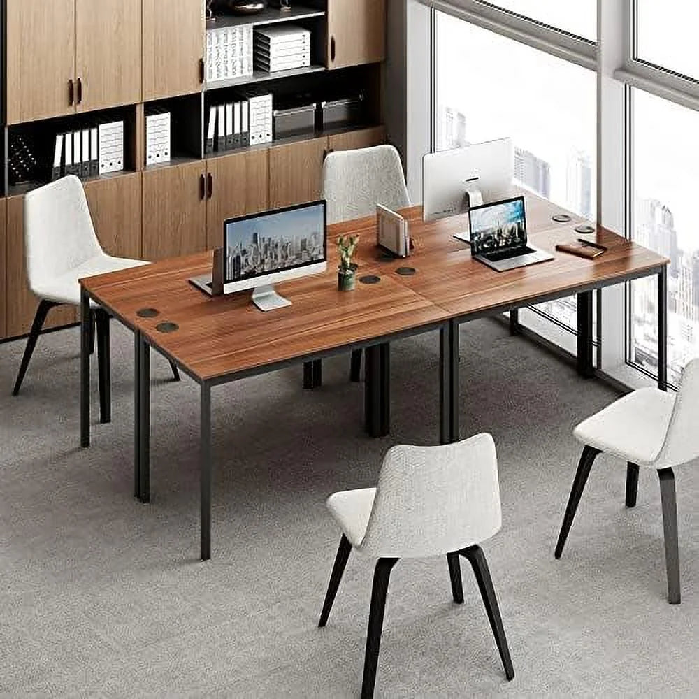 47 inch Walnut Computer Desk V9682