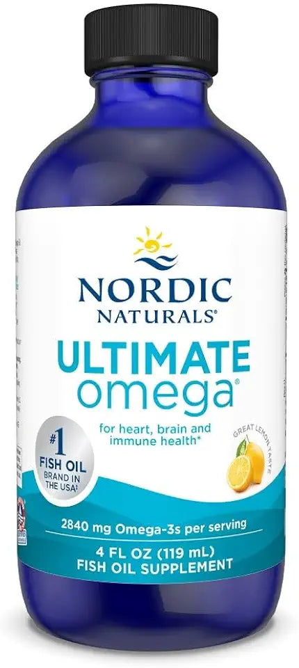 Lemon Flavor 4 oz Omega-3 Fish Oil Supplement with EPA & DHA V55721