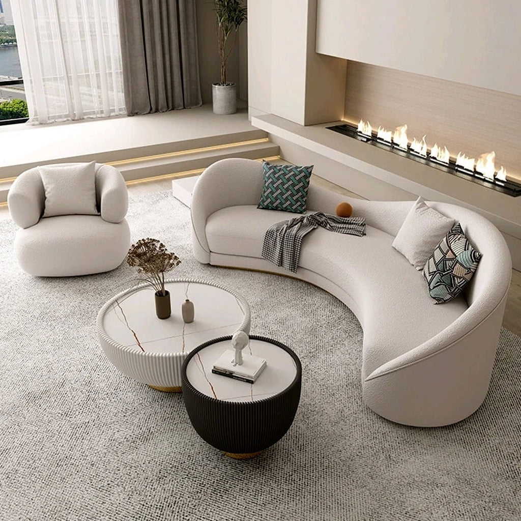 White European Minimalist Arm Sofa D890096