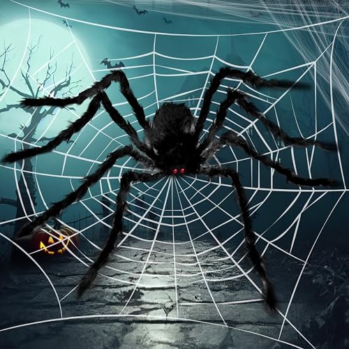 9 Ft Halloween Spider Outdoor Decorations B9204