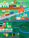 Train Station Canvas Wall Mural 32x42 Q8201