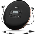 Portable CD Player with Headphones Black W5395