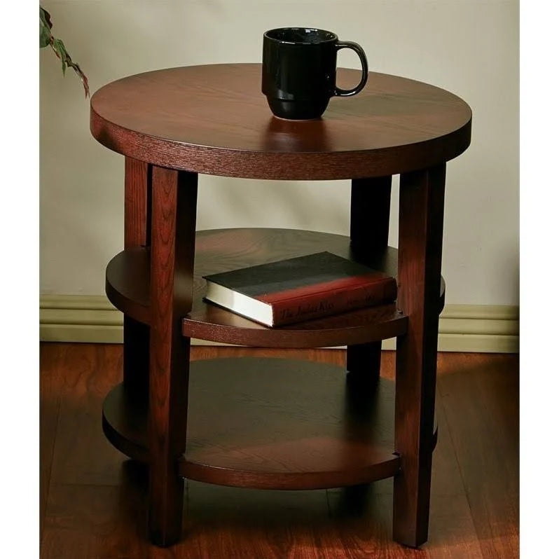 20x22 Round End Table U9037