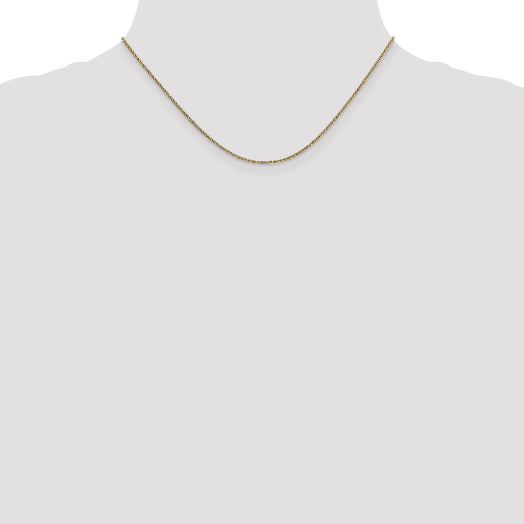 14k Yellow Gold Cable Chain Necklace J532728