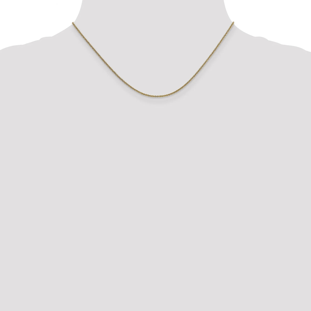 14k Yellow Gold Cable Chain Necklace J532728