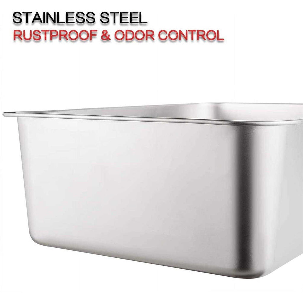 Stainless Steel Cat and Rabbit Litter Box N667198