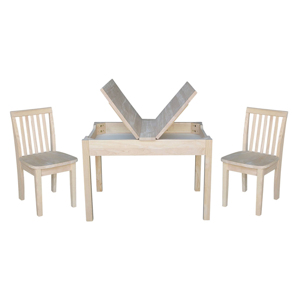 Table with 2 Mission Juvenile Chairs A44632