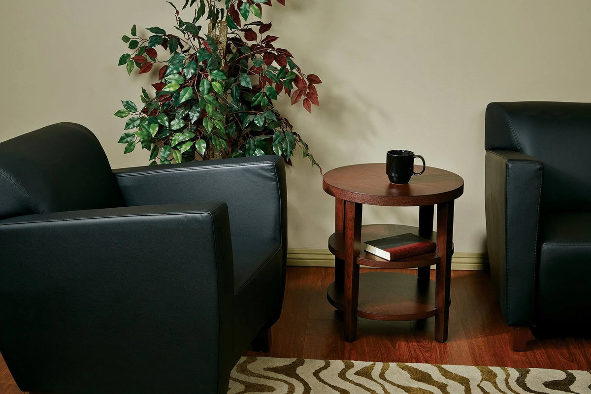 20x22 Round End Table U9037