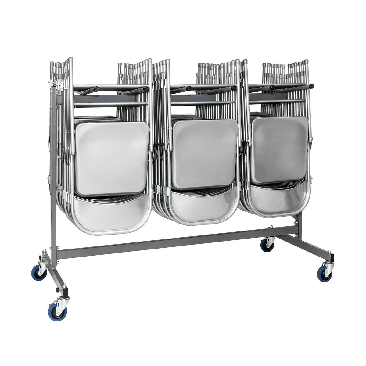 Gray Heavy Duty Folding Chair Trolley Cart M36975