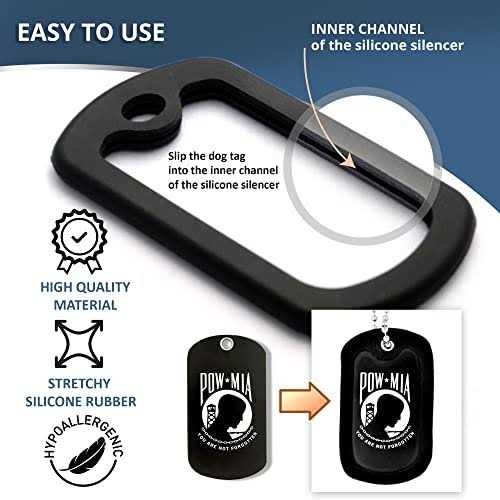 Silicone Rubber Dog Tag Silencer F63180