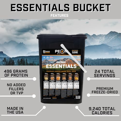 24 Servings Freeze-Dried Real Meat Emergency Food D289