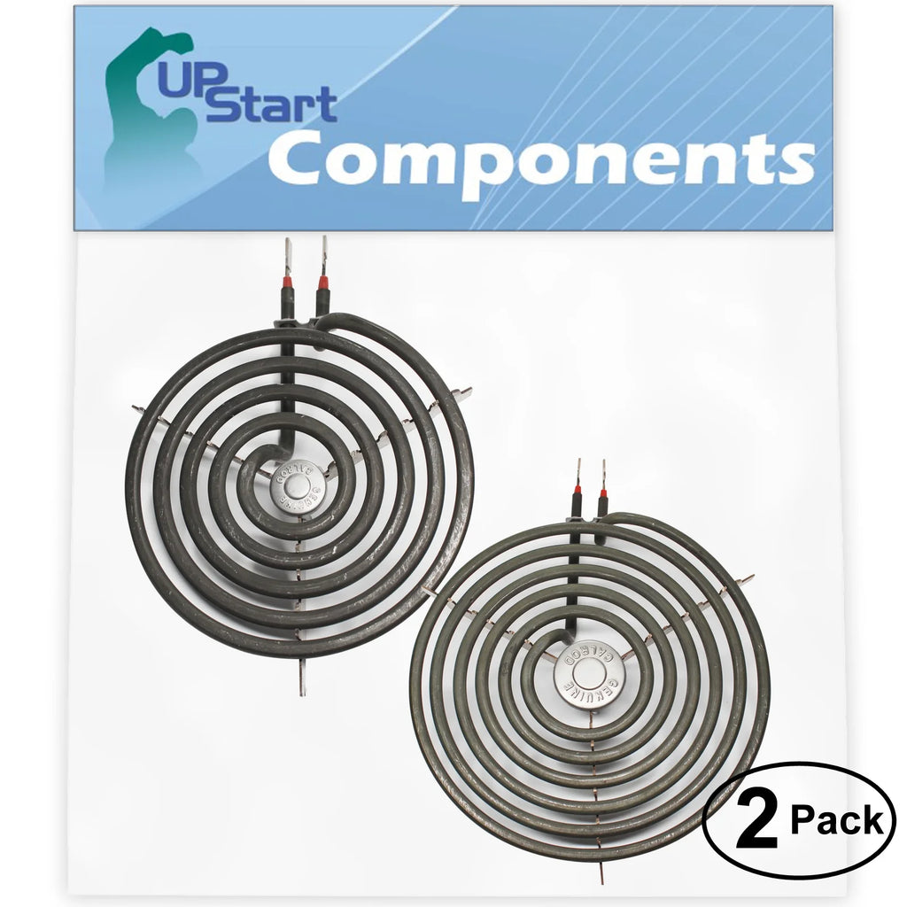 2-Pack 8 inch 6 Turns & 6 inch 5 Turns Surface Burner Elements for Range, Stove & Cooktop D920