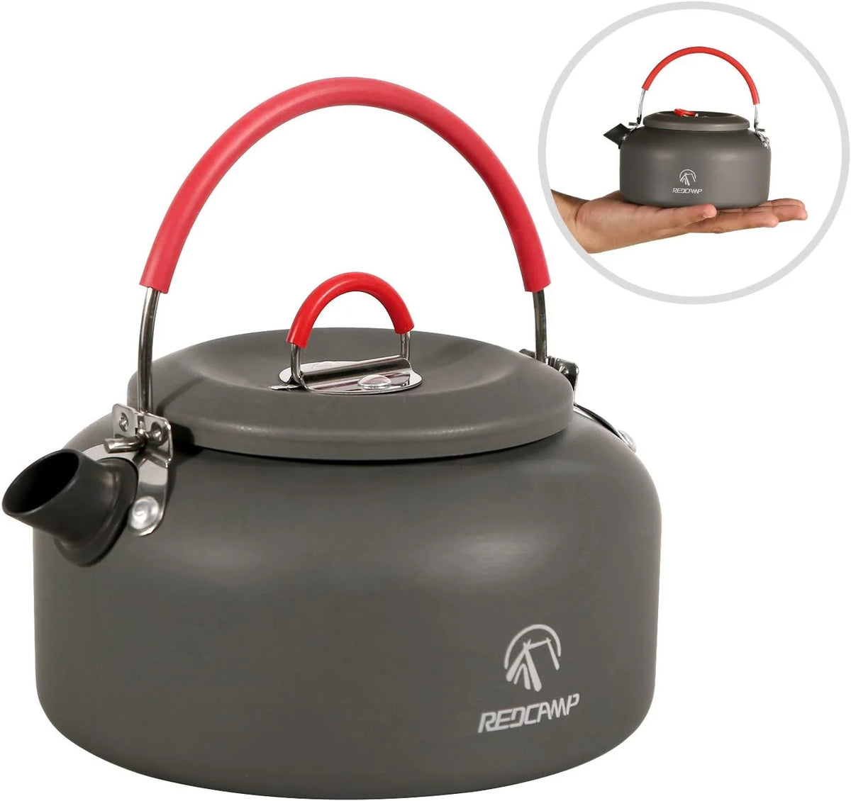 0.8L Small Camping Kettle with Carrying Bag A165
