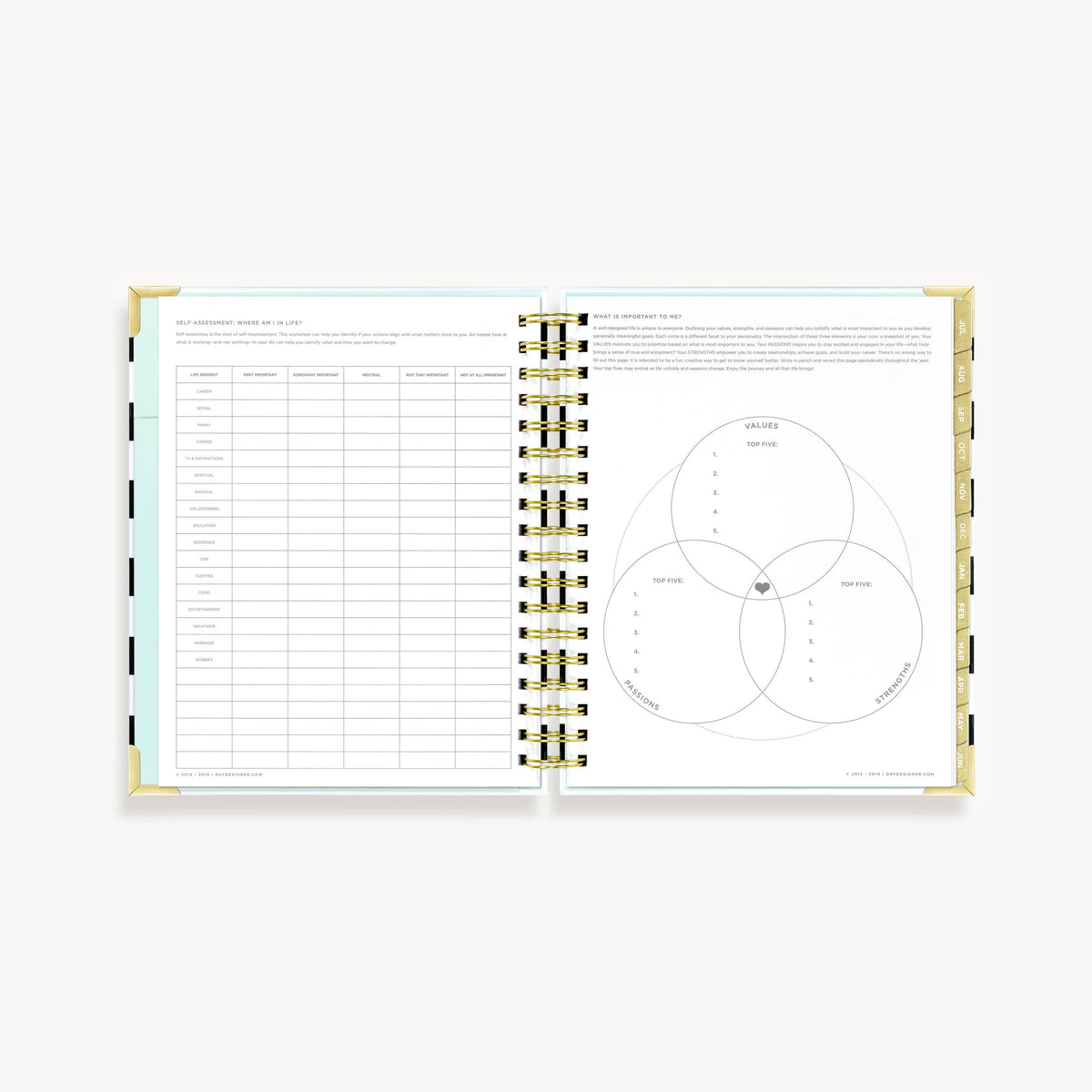 Black Weekly Planner H47901