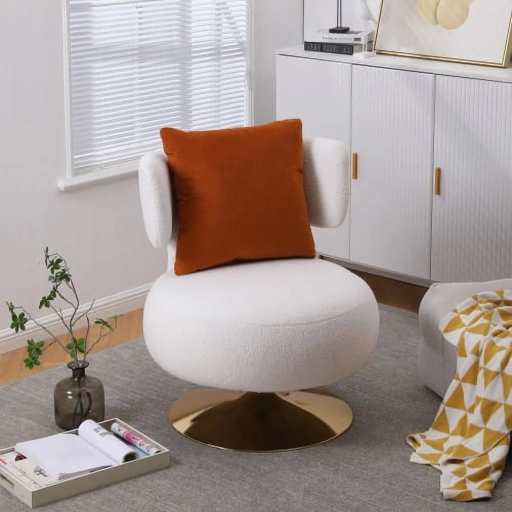 Swivel Accent Chair Armchair Fabric A751728