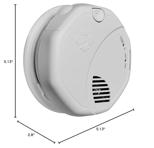 Battery Powered Photoelectric Smoke and Carbon Monoxide Combo Alarm with Voice K88099