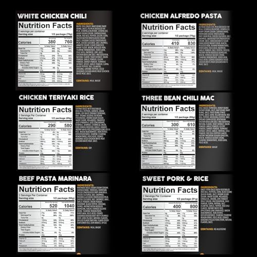 24 Servings Freeze-Dried Real Meat Emergency Food D289