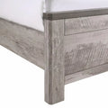 Gray Full Panel Bed D702