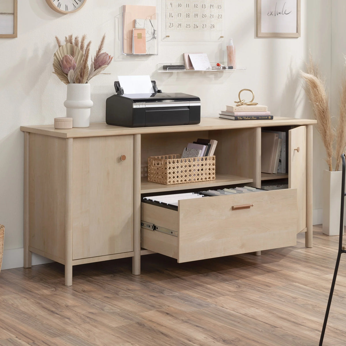 Natural Maple Engineered Wood Credenza I79307