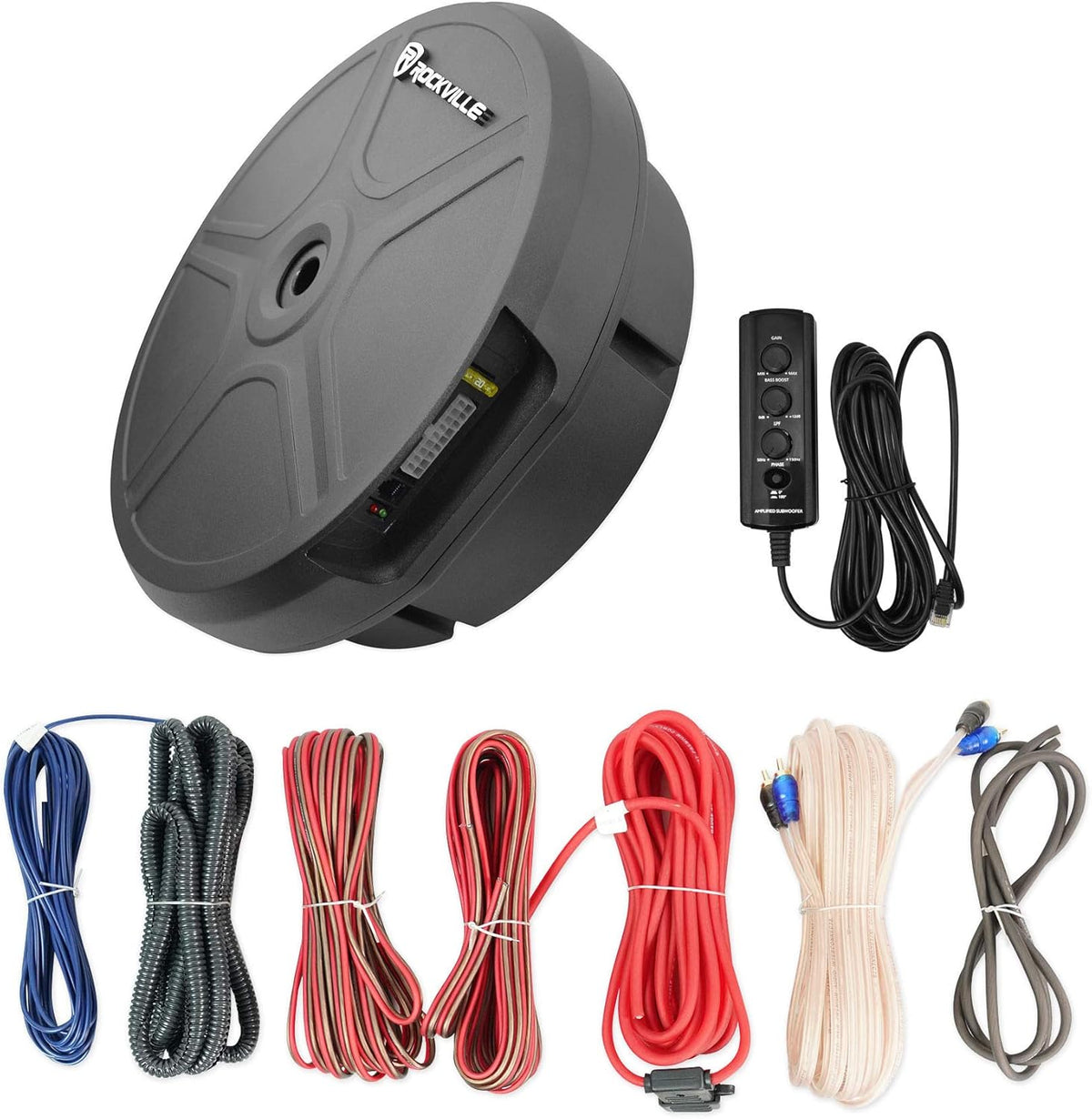 Slim Under-Seat Powered Subwoofer O7883